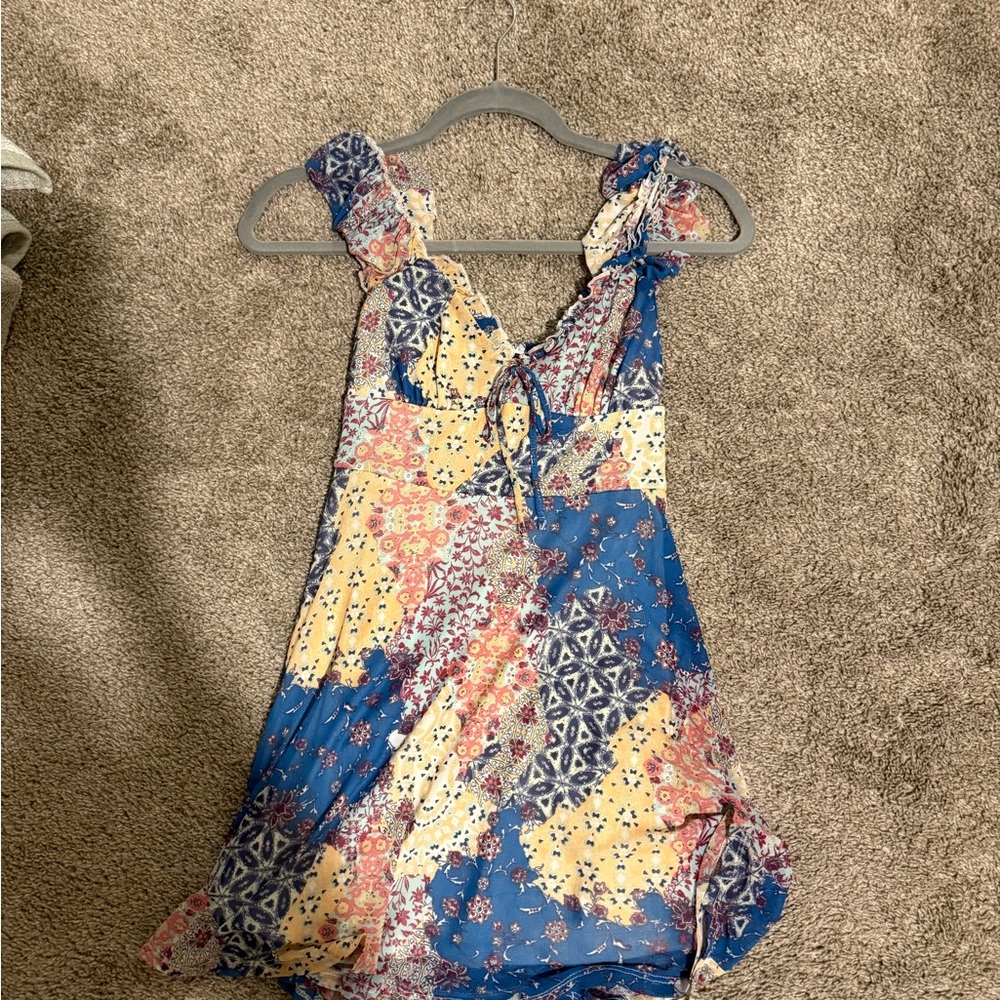 Floral Patchwork Dress